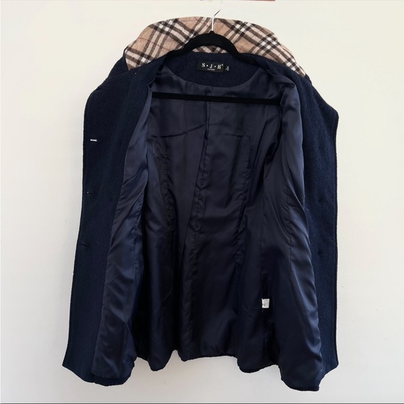 Women’s Navy Blue Peacoat - Picture 9 of 10